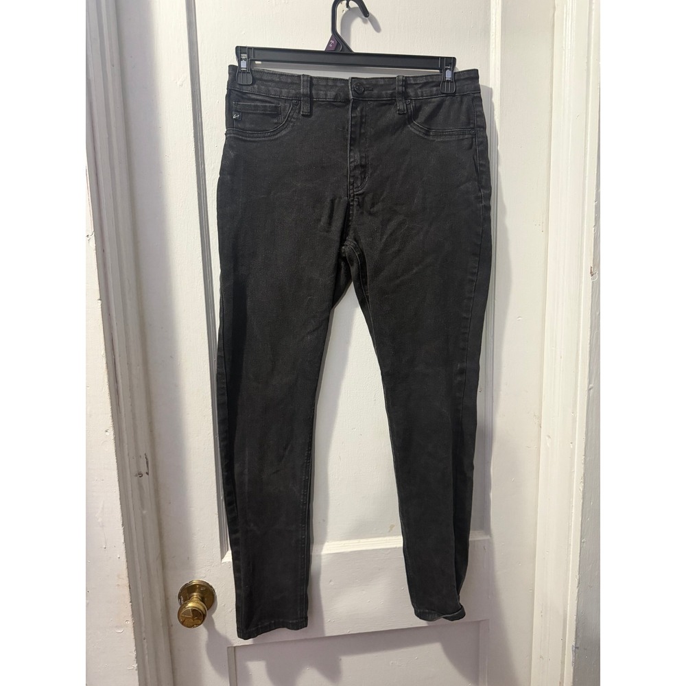 Kancan Black Skinny Jeans 15/31 High Rise Stretch Denim KC6297BK Womens